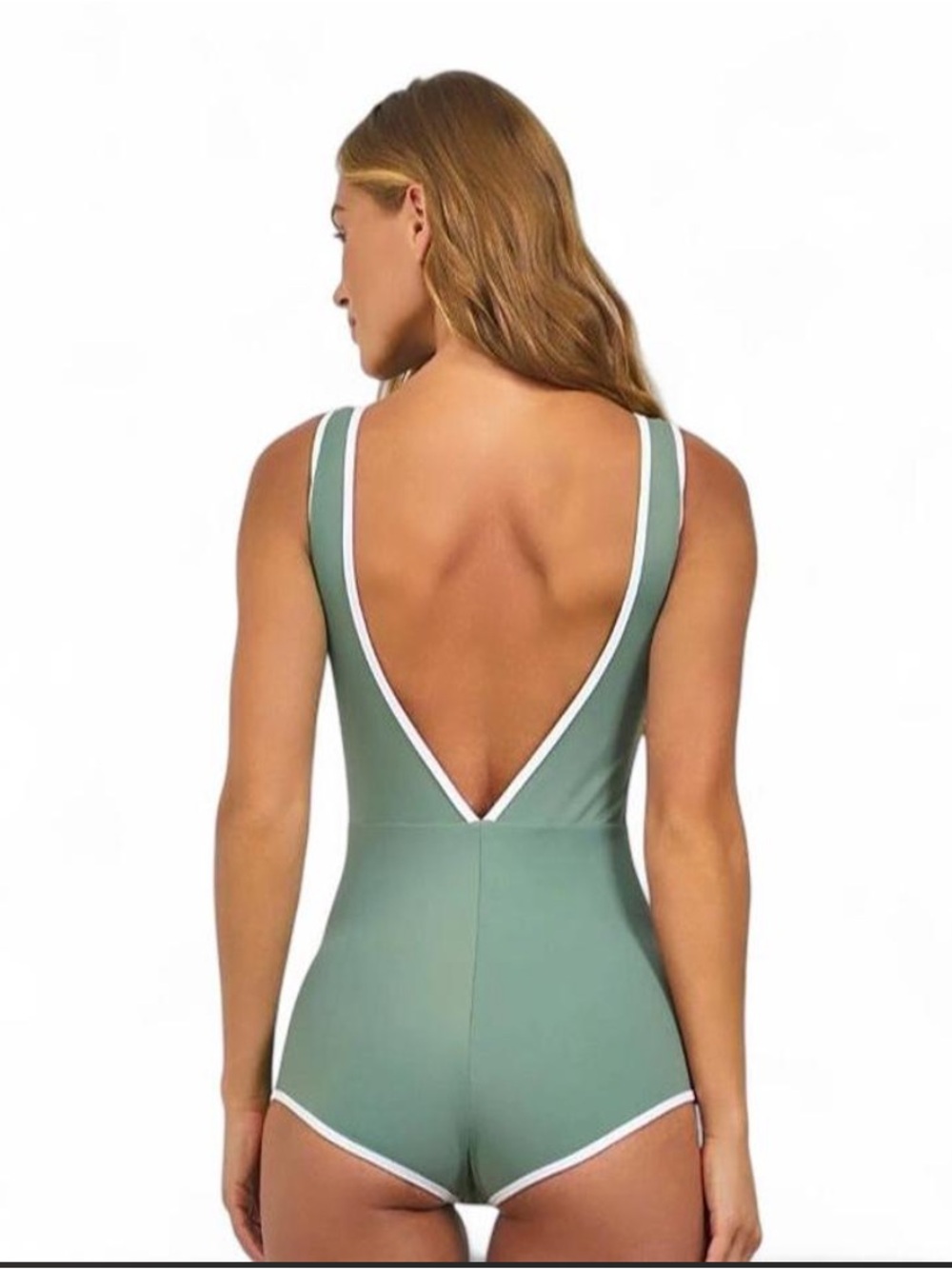 Noserider Retro Surf Suit in Sage Green NWT - Picture 2 of 8